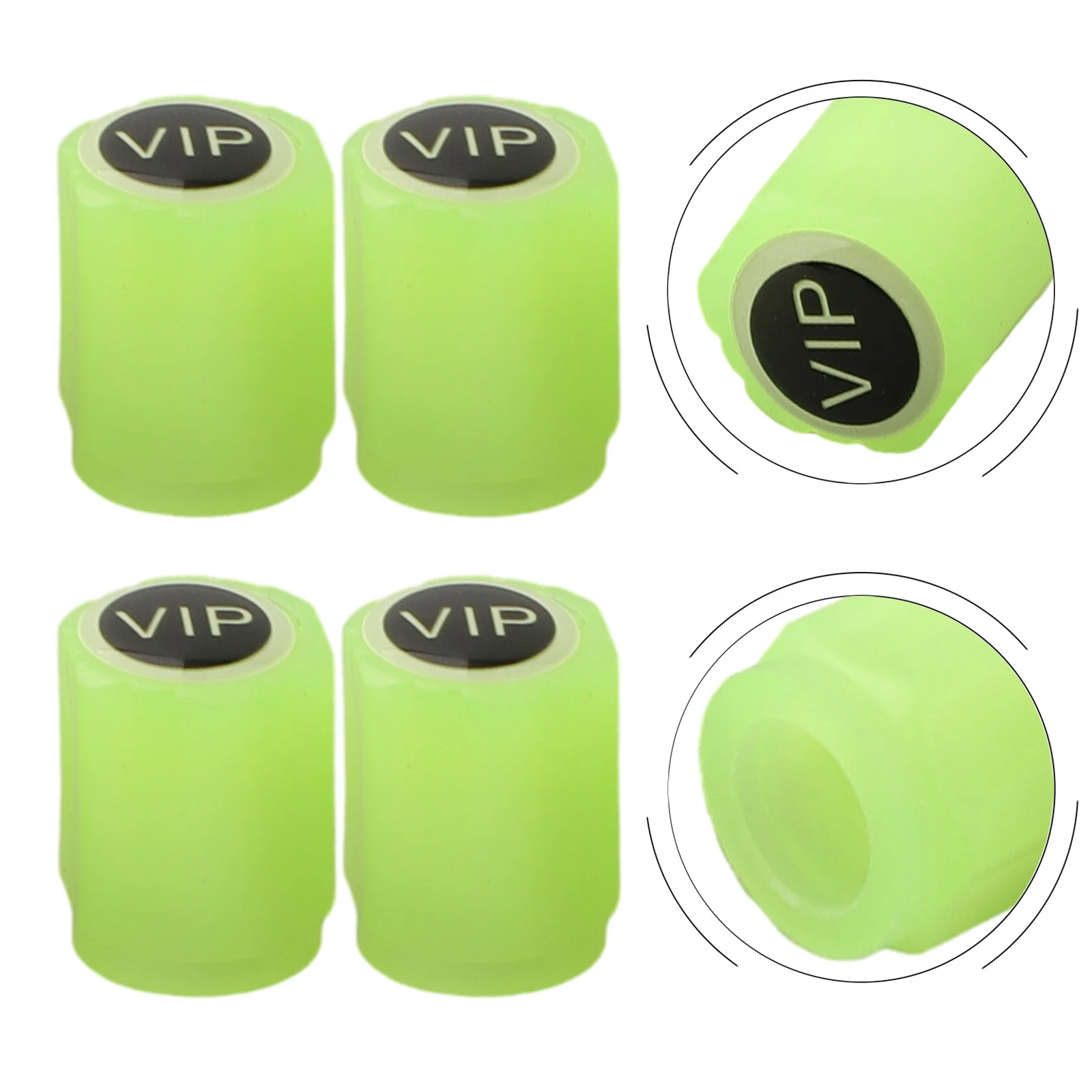 Parts Tire Valve Cap For Off-road Vehicle Glow In The Dark Luminous Replacement Tire Valve Cover Accessories Bicycles