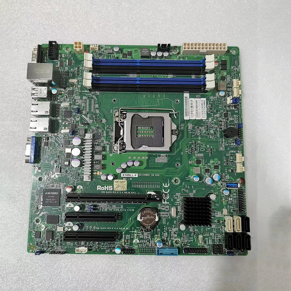 Server Motherboard DDR3 LGA1150 E3-1200 v3/v4 4th Gen X10SLL-F