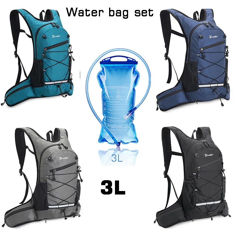 

Bicycle Water Bag Set 2L Water Bladder Rucksack Outdoor Sports Knapsack MTB Cycling Hiking Climbing Running Hydration Backpack