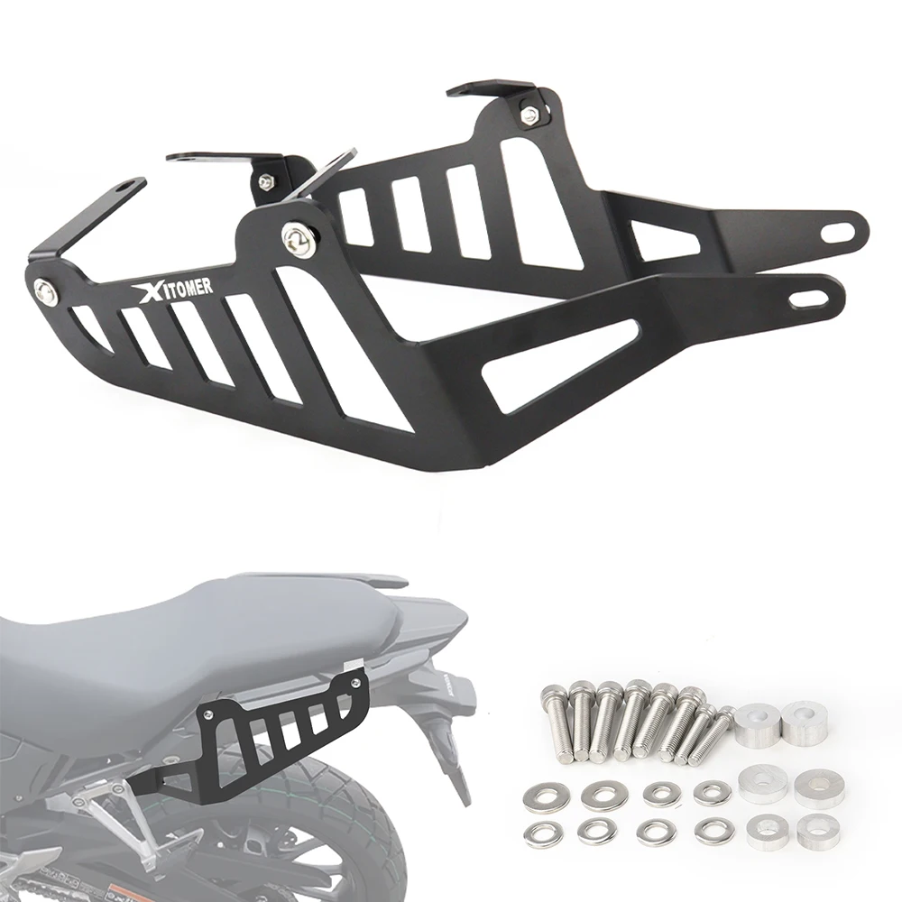 

Motorcycle Side Luggage Racks Saddlebag Support Bar Mount Bracket Pannier Racks CB500X 2018 2019 2020 2021 2022 2023 For Honda