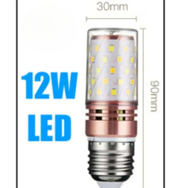 LED 램프 전구, E14 LED 촛불 전구, E27 테이블 옥수수 램프, LED 3W, 6W, 9W, 12W, 15W, 240V, 220V