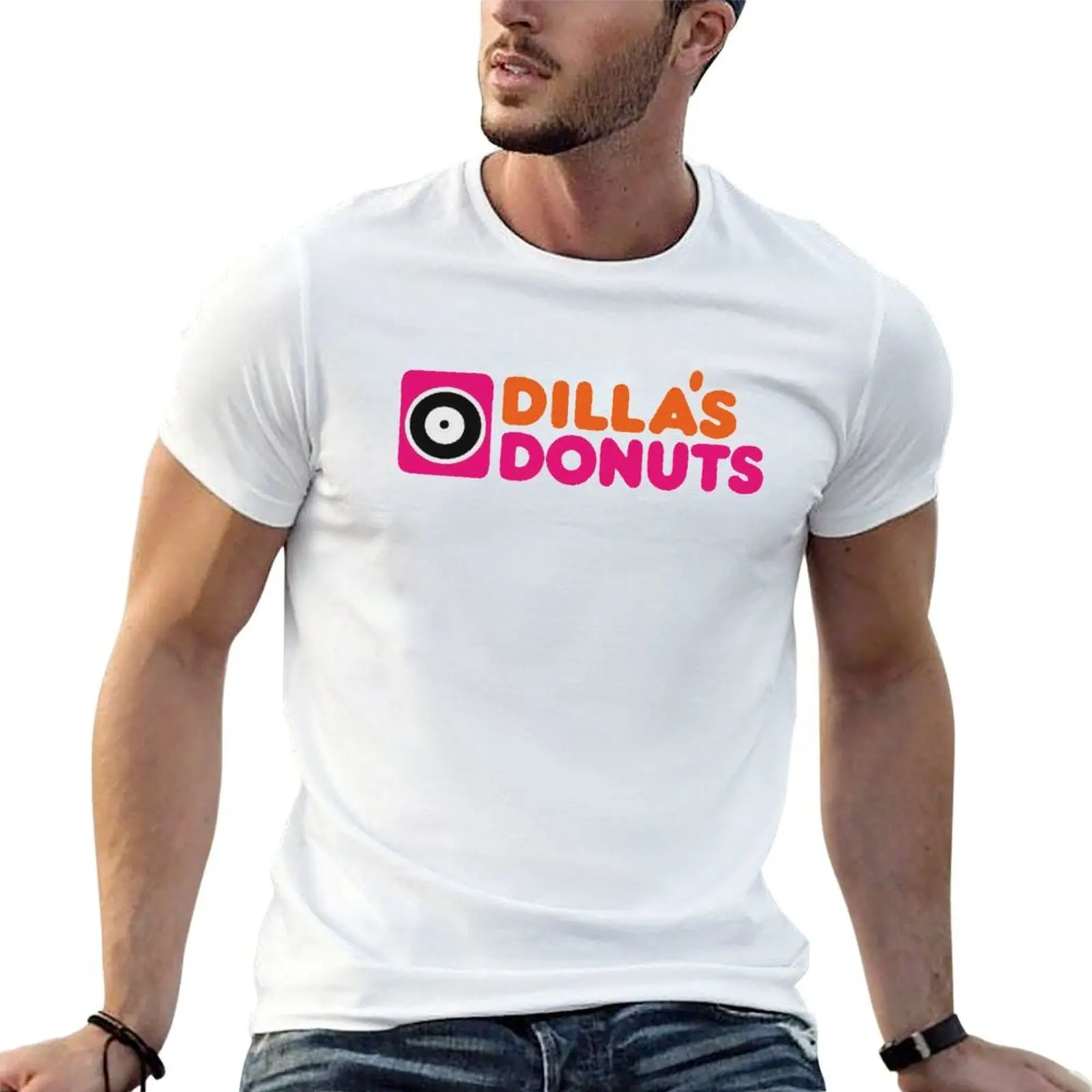 

T-Shirt donuts printed for cotton shirts man man J t dilla shirts shirt t for t man cotton