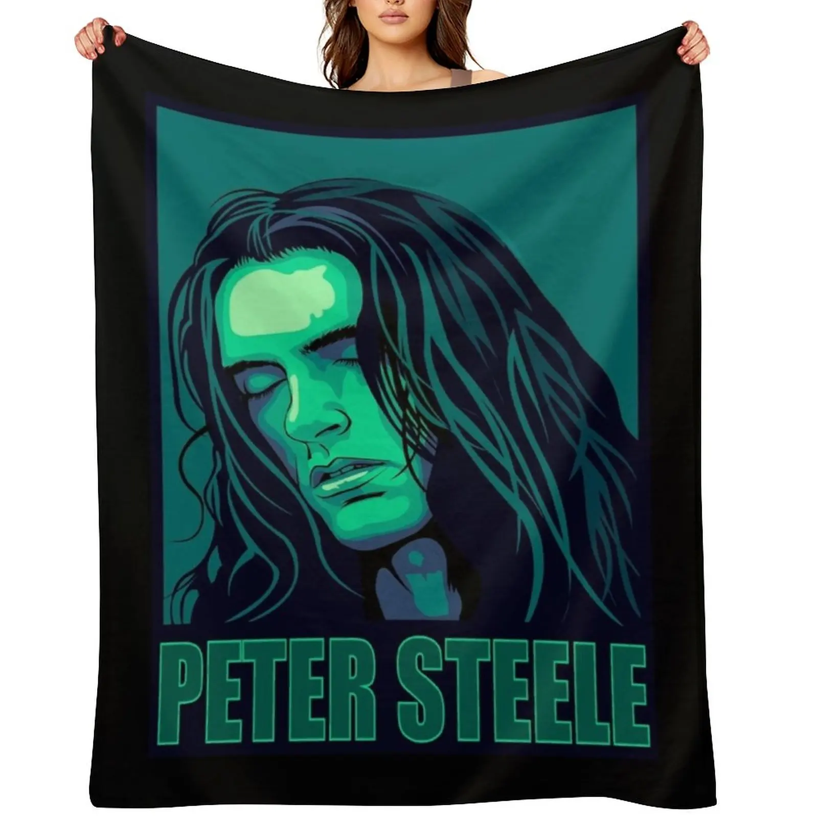 

Day Gift For Peter Steele Halloween Throw Blanket cosplay anime Cute Plaid Luxury Brand Flannels Blankets