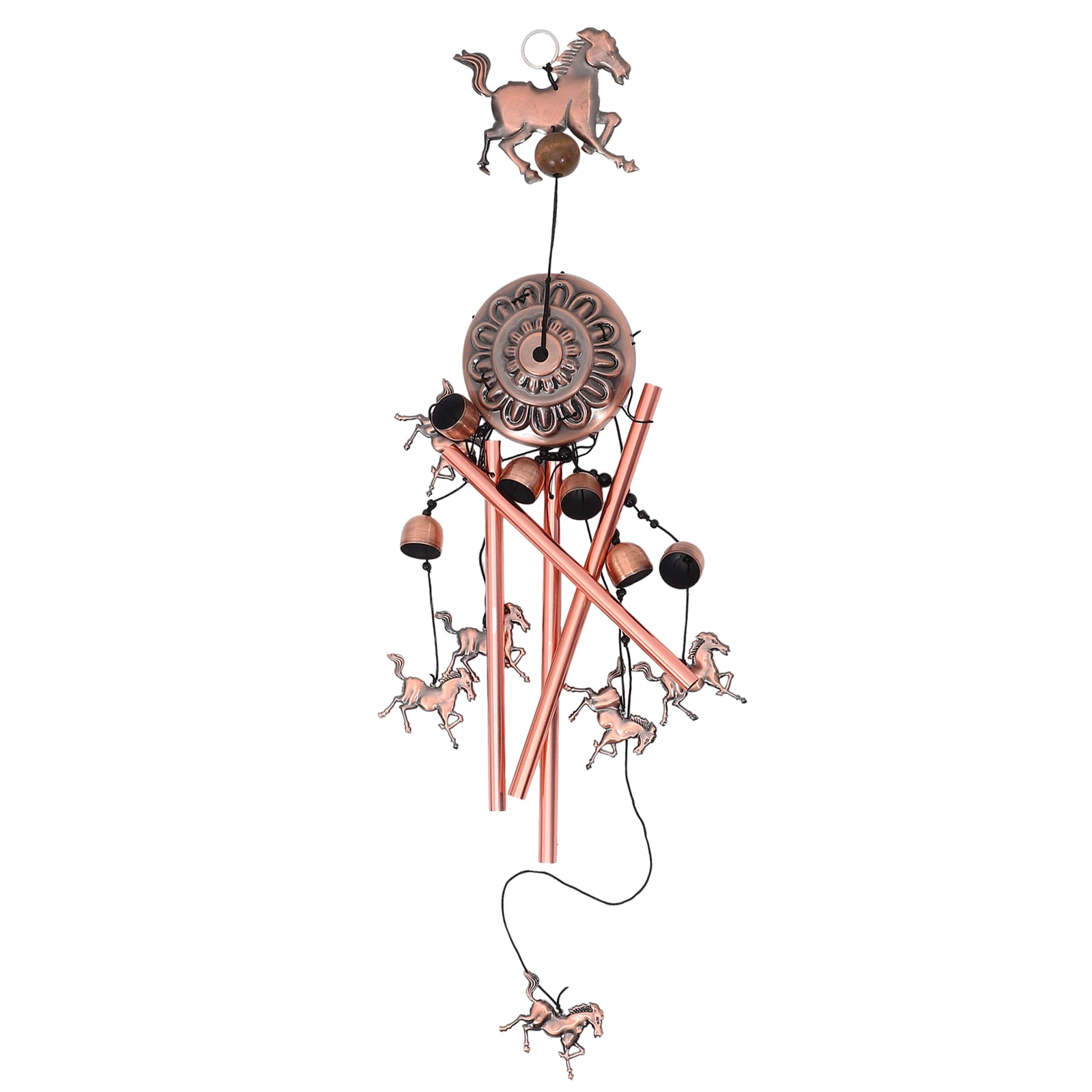 

Decorative Horse Chimes Craft Animal Ornaments Outdoor Hanging Retro Decorations For Home Wind Bells