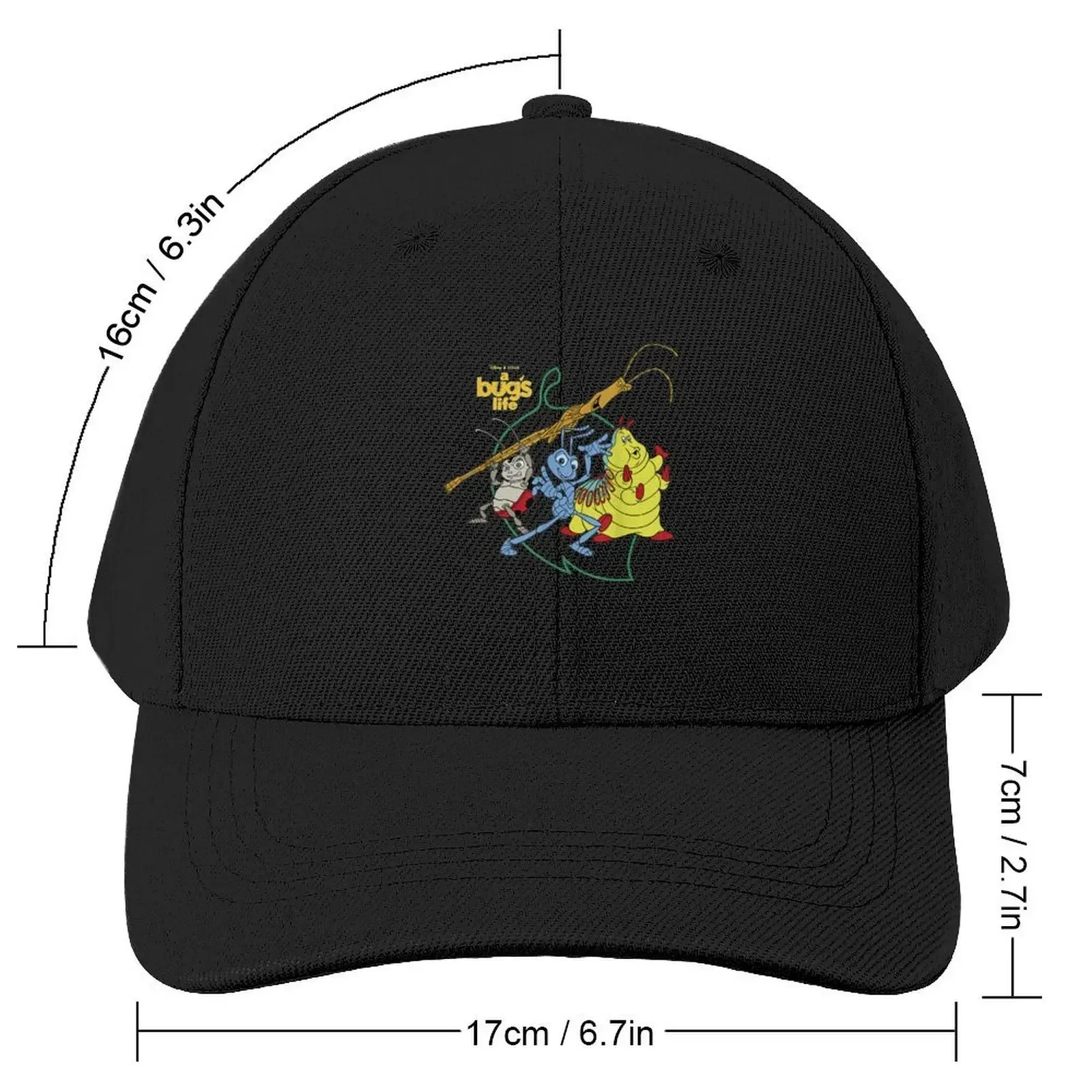 A Bugs Life Group Shot Action Graphic Baseball Cap Visor New In The Hat black Luxury Woman Men's