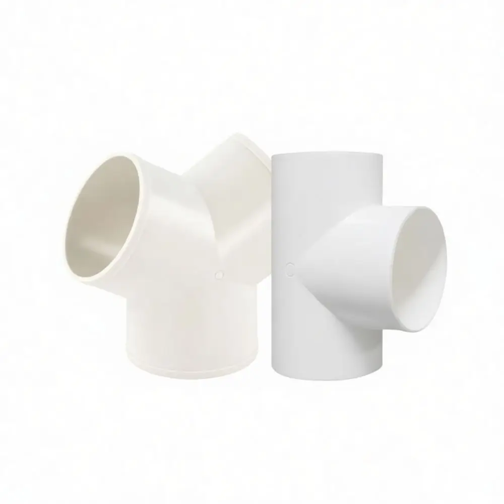 Ventilation System Pipe Fitting Y Type T Shape Hose Connector 100mm 150mm Reducer Exhaust Air Ducting Splitter Adapter