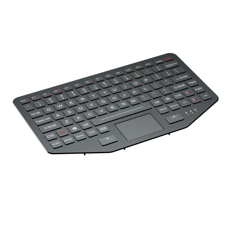 Car computer keyboard IP65 anti-salt spray impact-resistant special keyboard Embedded reinforced chocolate keyboard