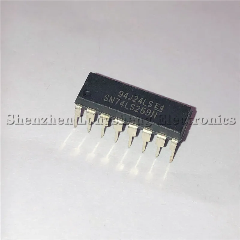 10PCS/LOT NEW SN74LS259N 74LS259 DIP-16 Logic chip integrated block IC In Stock