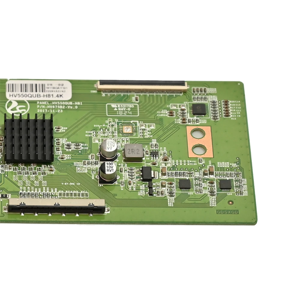 Frete grátis! LVDS T-CON Logic Board, HV550QUB-H81, HV550QUB-H11, 4K ou 2K