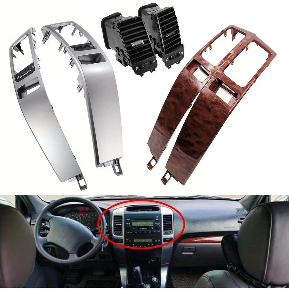 Center Dash A/C Outlet Replace for Lexus GX470 Toyota Land Cruiser Prado LC120/J120 2003-2009 Dashboard Air Conditioner Duct