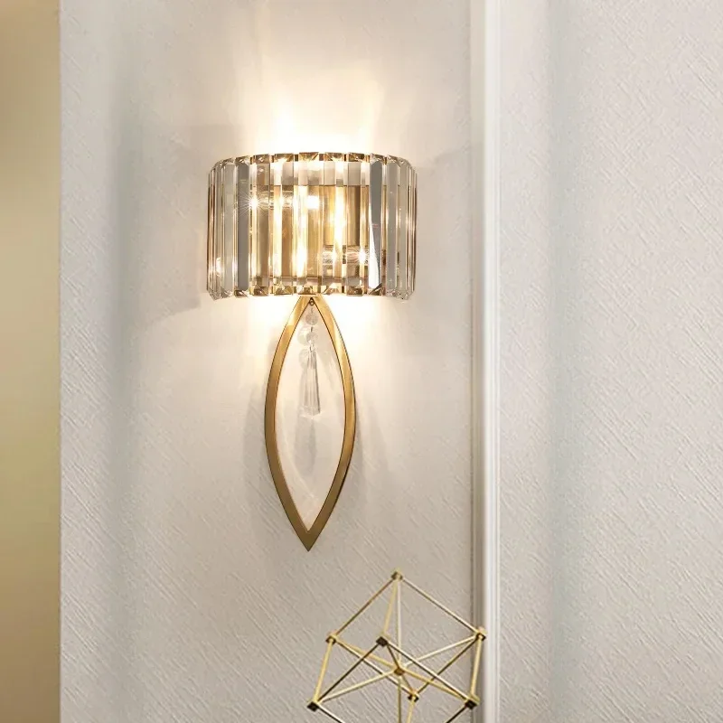 Modern LED Wall Lamps Living Room Lighting Home Decor Lights Indoor Gold Bedroom Lamp Corner Sconce Restaurant