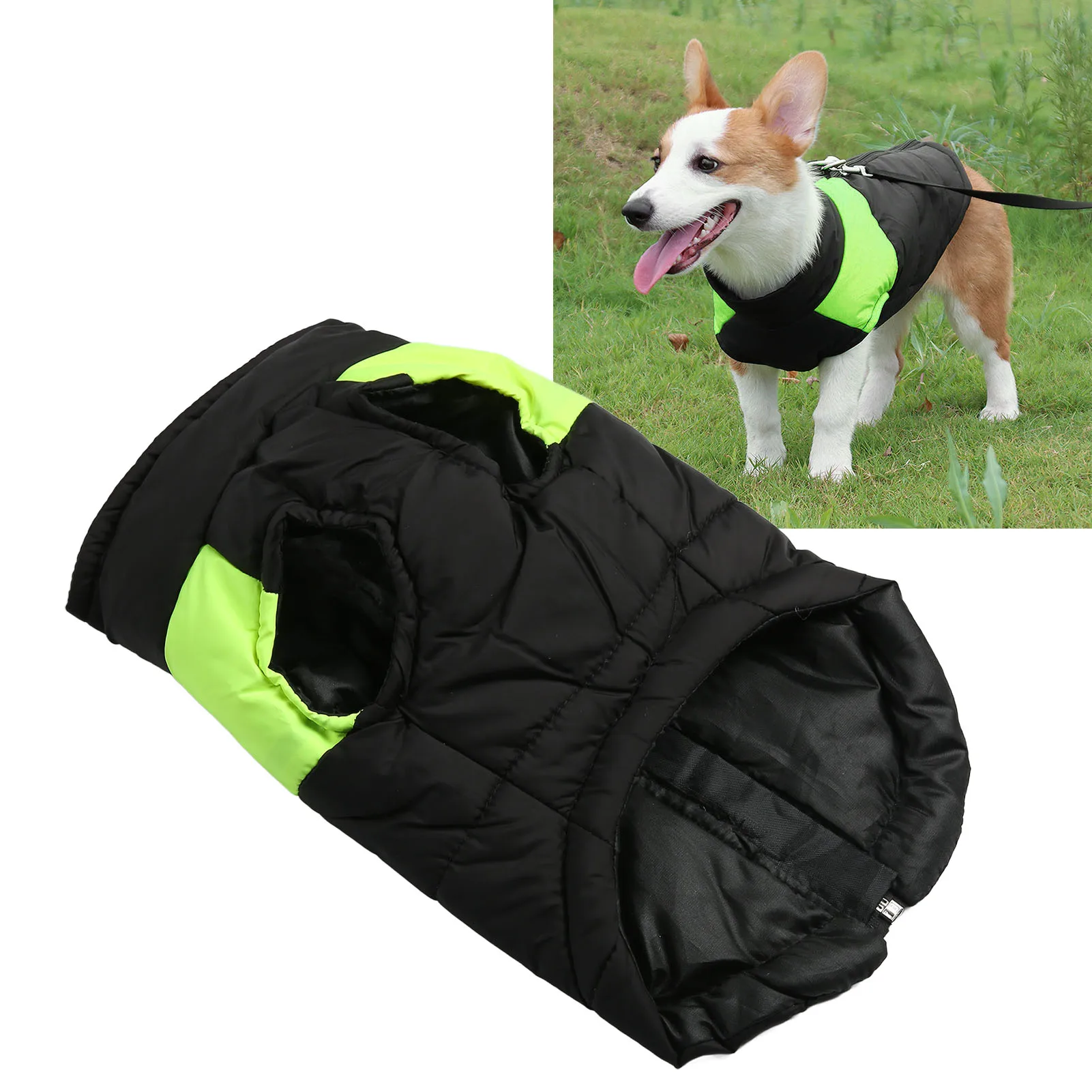 Hunde-Wintermantel, winddicht, wasserdicht, weich, verdickt, bequem, warme Hundeweste für mittelgroße und große Haustiere