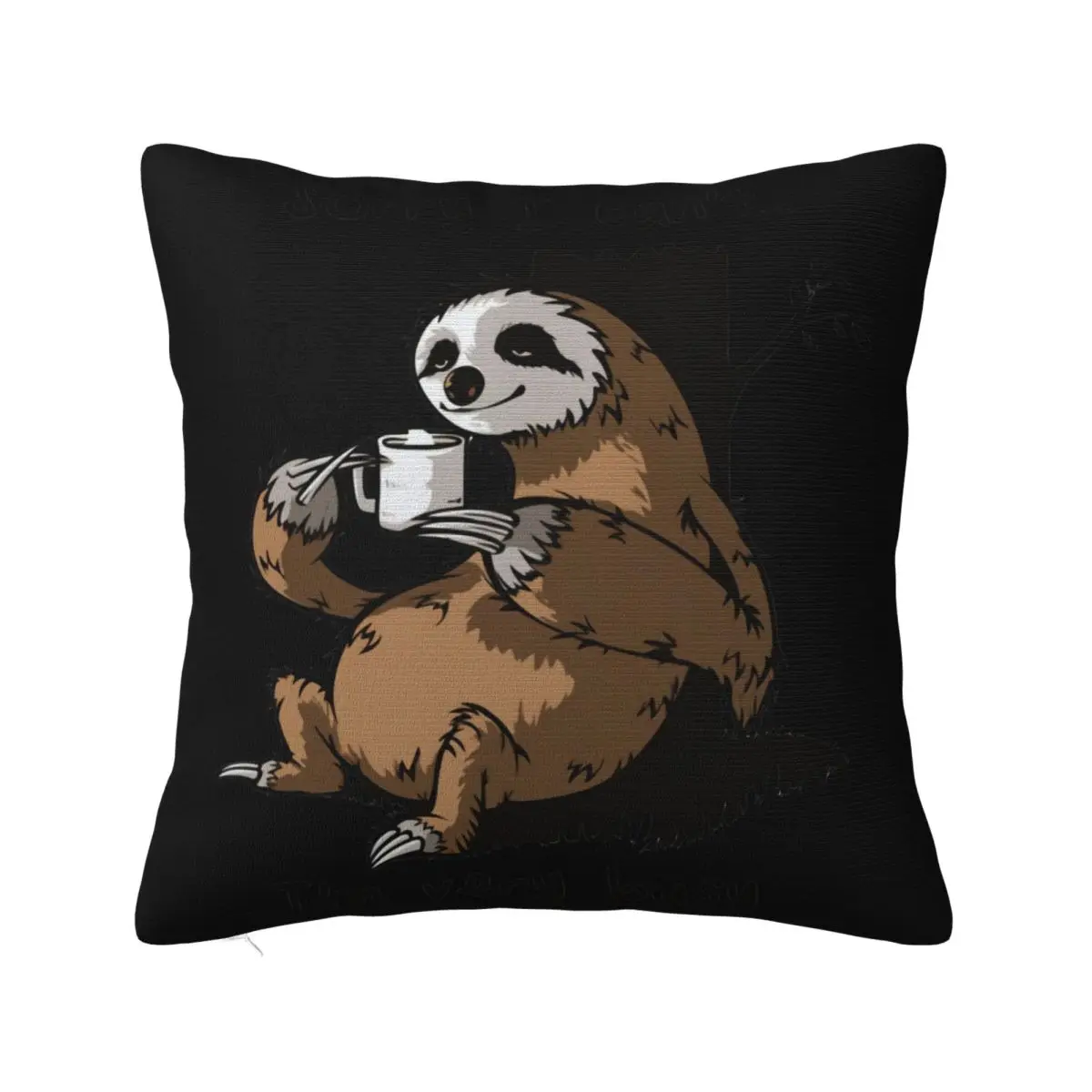 Sloth Sorry I Cant Im Very Busy Funny Men K236 Teenage Solid Color Hot Sell Cute Gift Simple More Colors Pillow Case