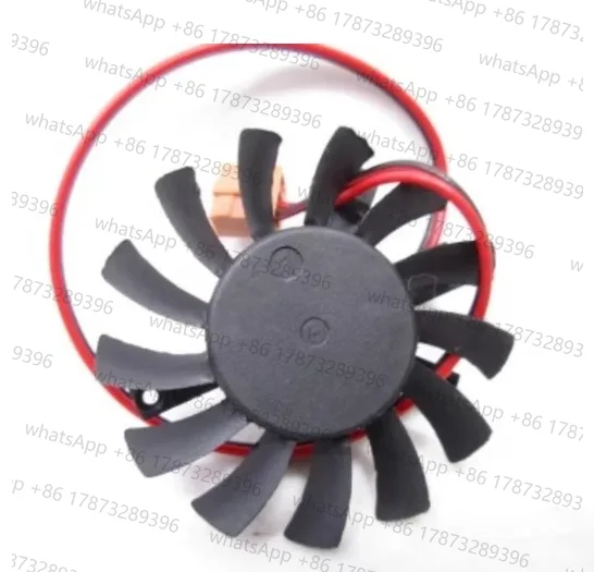 2-Wire Fan for EVERFLOW T055010SH 5V 0.40A Hole Pitch 27*35*35MM Diameter 45mm Graphics Card Fan