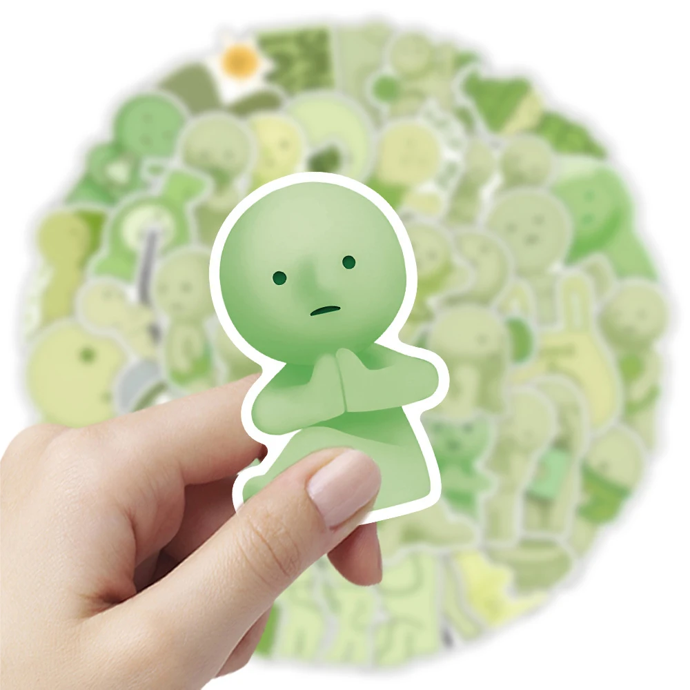 10/30/50 قطعة لطيف الكرتون Smiski ملصقات الشارات الاطفال محمول الثلاجة سكرابوكينغ حقيبة سيارة Kawaii مضحك لاصقة تزيين