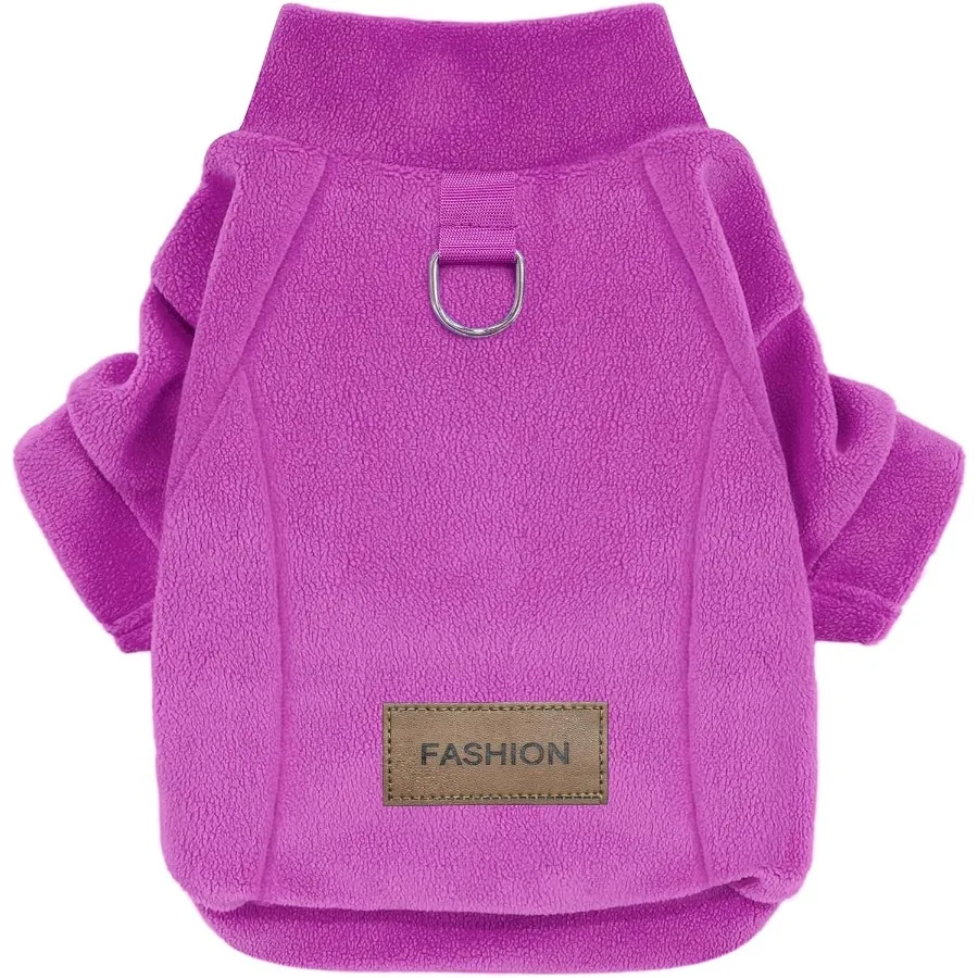 Sweater Hoodie Bulu Anjing, Mantel Hangat Hewan Peliharaan, Sweatshirt Katun, Pakaian Musim Dingin, Jaket Pullover Anak Anjing, Jumpsuit Anjing untuk Ukuran Kecil dan Sedang