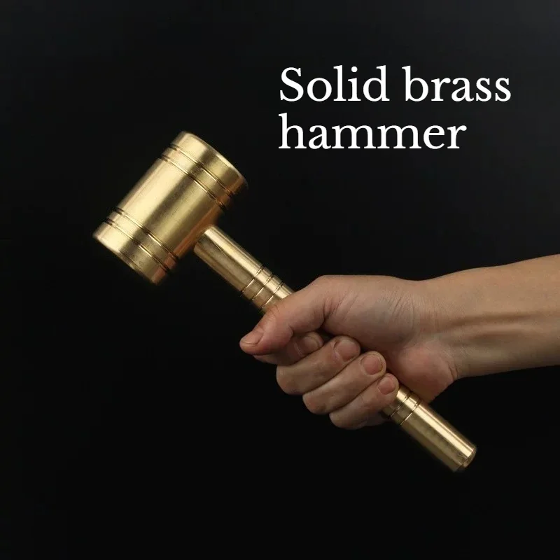 Multi Functional Solid Brass Hammer Explosion-proof Hammer Starting Fire Fighting Tool