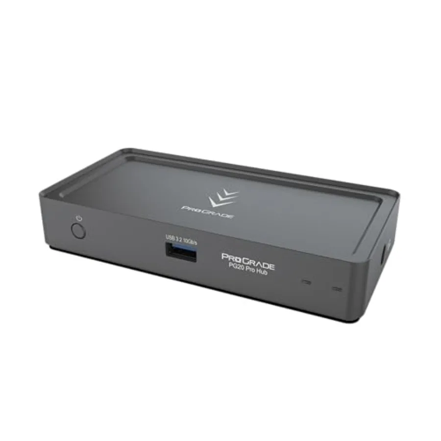 

PG20 Pro Thunderbolt 4 Hub for Laptop with Aluminum Body and Black Finish 4K HDMI Output and Fast Data Transfer