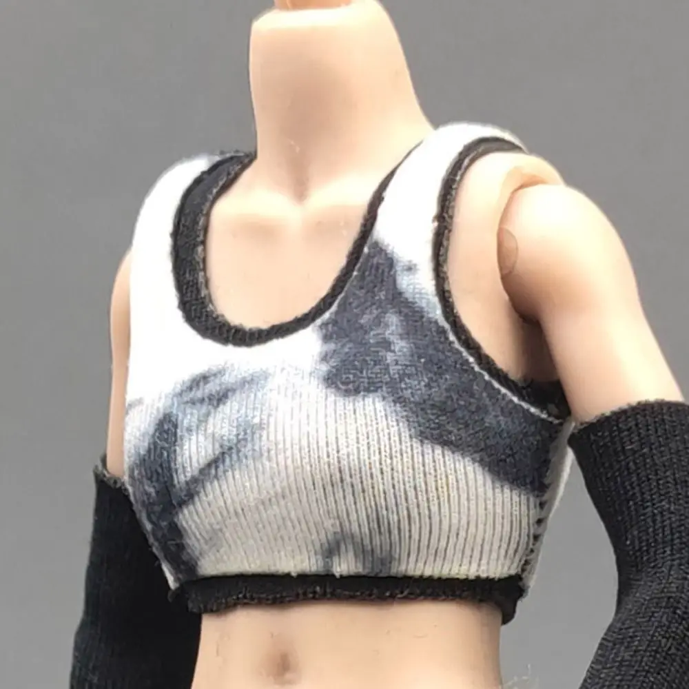 Alta calidad, 6 estilos, pantalones de bolsillo, camisetas sin mangas de algodón, mangas, figura de soldado, accesorio 1/12 soldado en miniatura