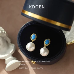 French Luxury Romantic Imitation Pearl Pendant Drop Earrings 2024 New Jewelry High end Accessories for Women's and Girl’s Party