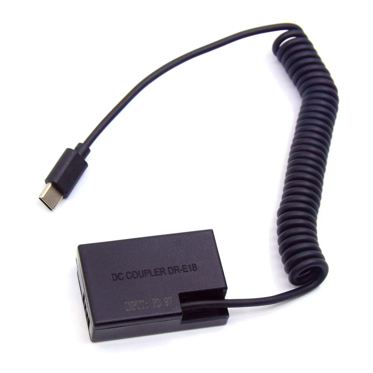 

USB C Power Adapter Cable DR-E18 DC Coupler LP-E17 Dummy Battery for Canon EOS 77D 250D 750D 760D 800D 850D R10 Camera