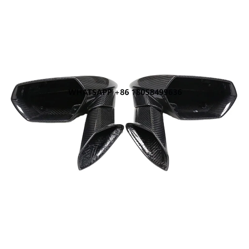 

Dry Glossy Carbon Fiber Side Mirror for Lambo Huracan LP610-4 LP580-2 LP640 2014-2019