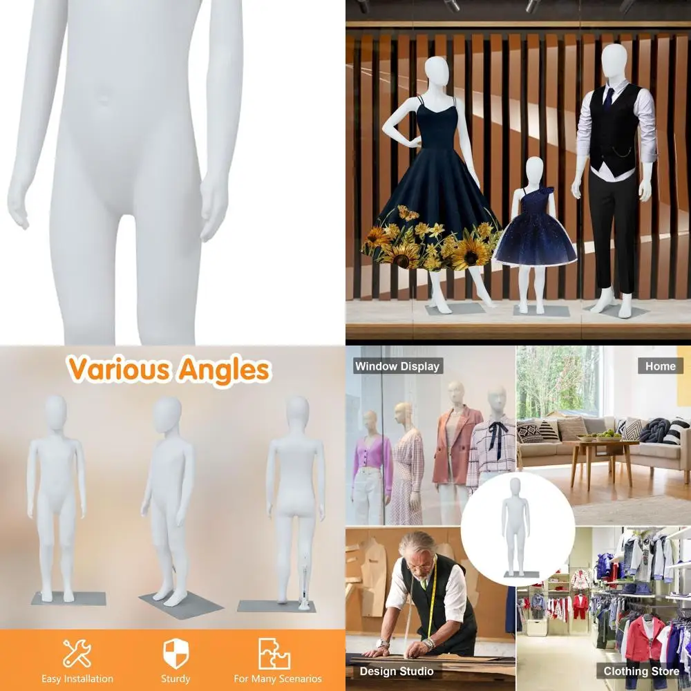 

Регулируемый детский манекен 43, съемная подставка для одежды для розничной торговли и костюмов