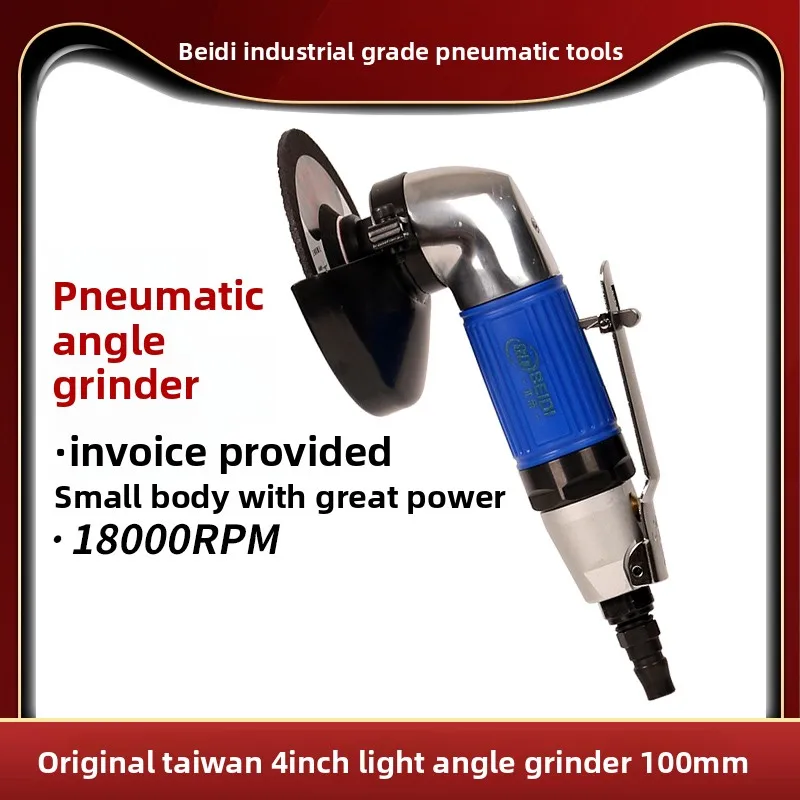 

Beidi Pneumatic Angle Grinder 4 Inches 10mm Multifunctional Industrial Grade Polishing Machine Polishing Machine Bd-400Ag