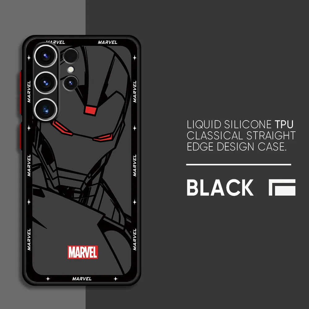 Marvel Spiderman Ironman Case for Samsung Galaxy A24 A55 A54 A34 A32 A72 A22 A13 A33 A14 A52 5G A73 A23 A53 A35 Soft Cover
