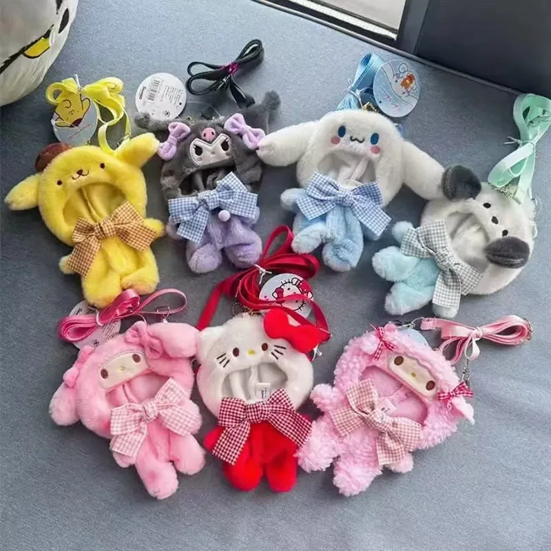 

Hot Sale Sanrio Doll Clothes Suit Kawaii Anime Hello Kitty Kuromi Melody Cinnamoroll Clothing Cute Labubu Plush Clothes Gift