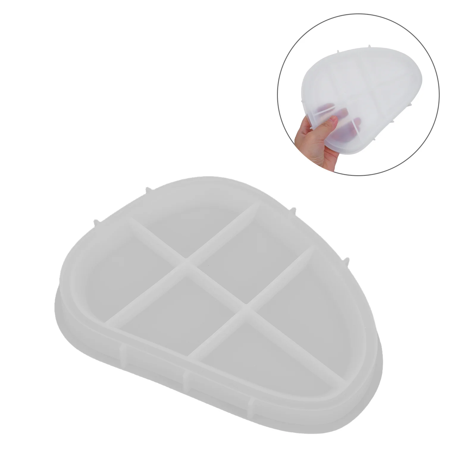 

Triangle Resin Mold Silicone Round Epoxy Tray Casting Diy Craft Storage Serving Platter Reusable Molds For Jewelry Making Art