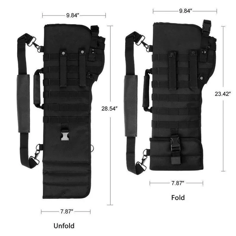 Tactical Bag  Outdoor Rifle Shotgun Holster M4 AK Case Molle Nylon Weapons Hunting Airsoft Holder Paintball Gun Bags