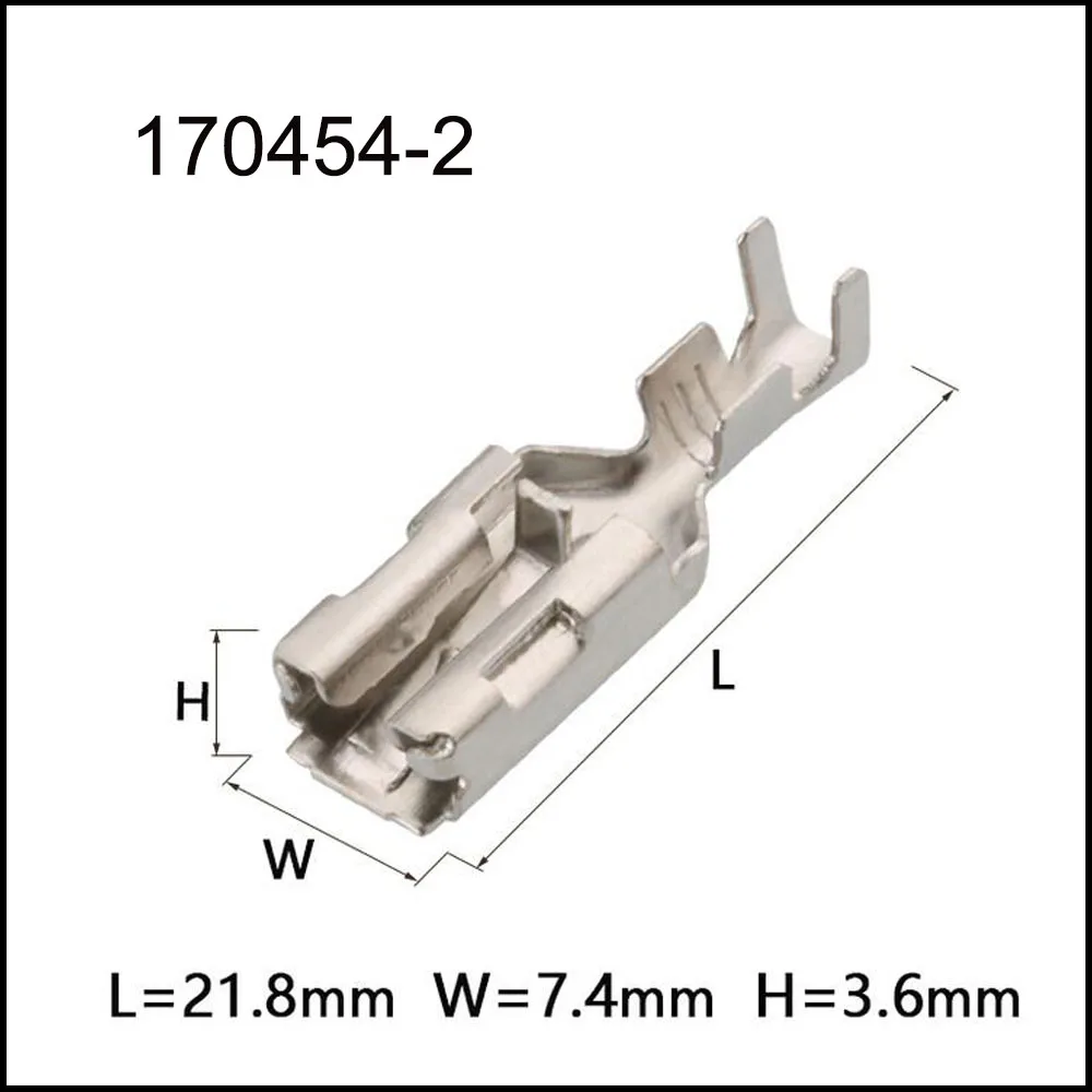 1000PCS 170454-2 New energy auto connector Terminal brass pin Waterproof harness terminal cable socket