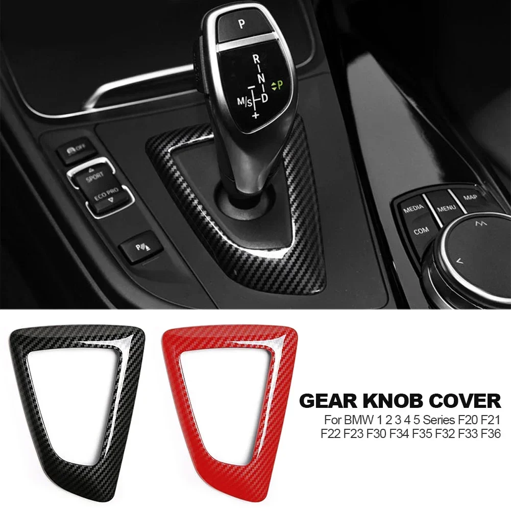 

Car Lower Cover Of Gear Lever Carbon Fiber Frame Trim For BMW 1 2 3 4 5 Series F20 F21 F22 F23 F30 F34 F35 F32 F33 F36