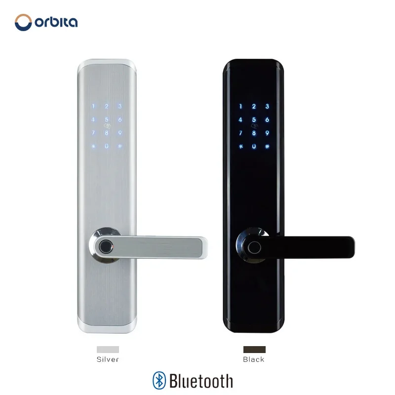 2022 venda quente tt lock wifi app fechadura da porta inteligente eletrônico impressão digital maçaneta da porta digital keyless lock para casa inteligente