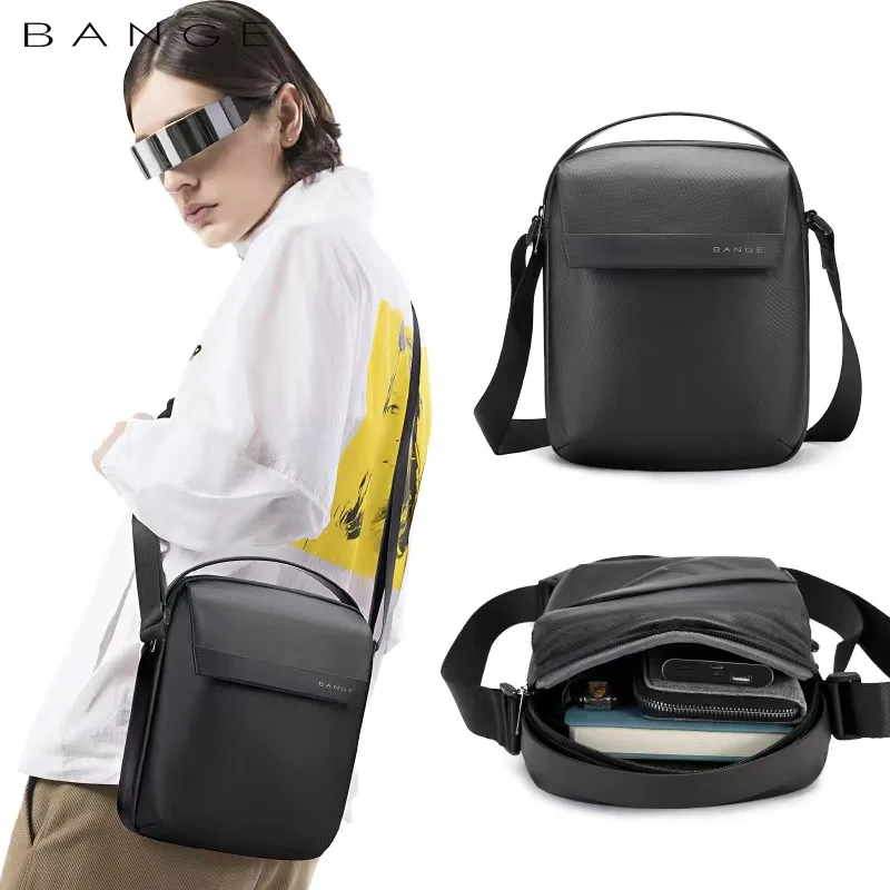 Men's Bag New Messenger Bag Fashion Shoulder Bag Vertical Small Bag Trend Bag Gorgeous High Sense.