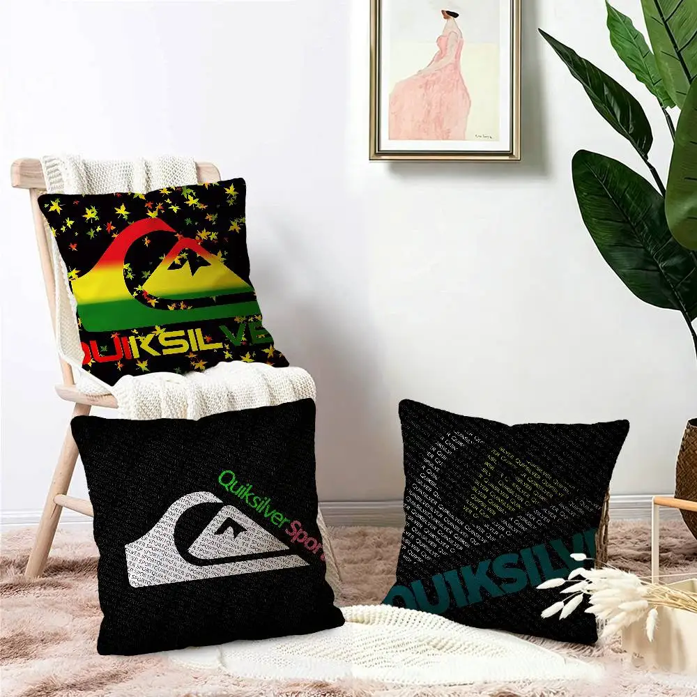 Q-QuiksilverS Office Cushion Pillowcase Car Cushion Cover45X45CM Lumbar Pillowcase Sofa Pillowcover
