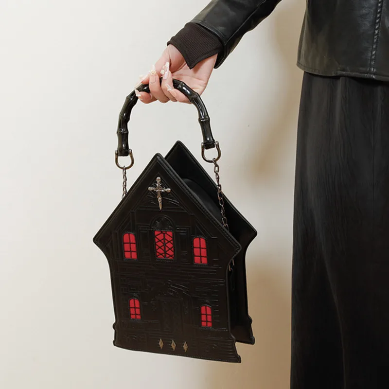 Готические сумки с перекрестными заклепками для женщин, 3D индивидуальный дизайн, сумка через плечо Y2K, сумка через плечо из искусственной кожи, праздничный кошелек, подарок для девочек