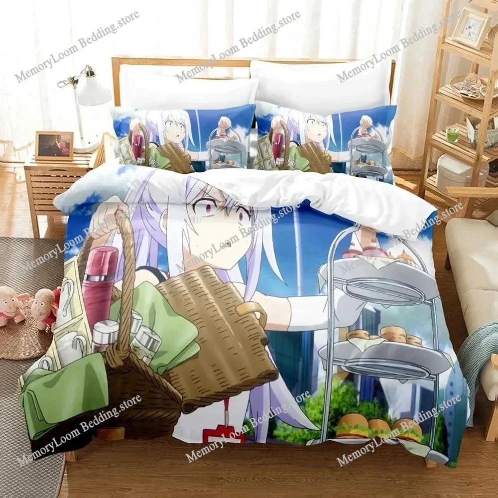 Plastic Memories Isla Cute Bedding Set Cartoon Anime Adult Kid Bedroom Soft Duvet Cover 3D Print Vibrant Kawaii Anime Cozy Set