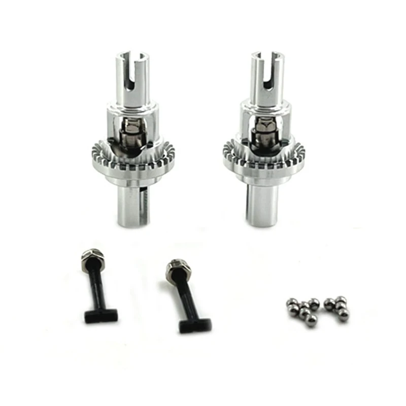 

Для Weili 1/28 284161 284010 284131 Автомобильные аксессуары с дистанционным управлением, металлический модернизированный передний и задний дифференциал