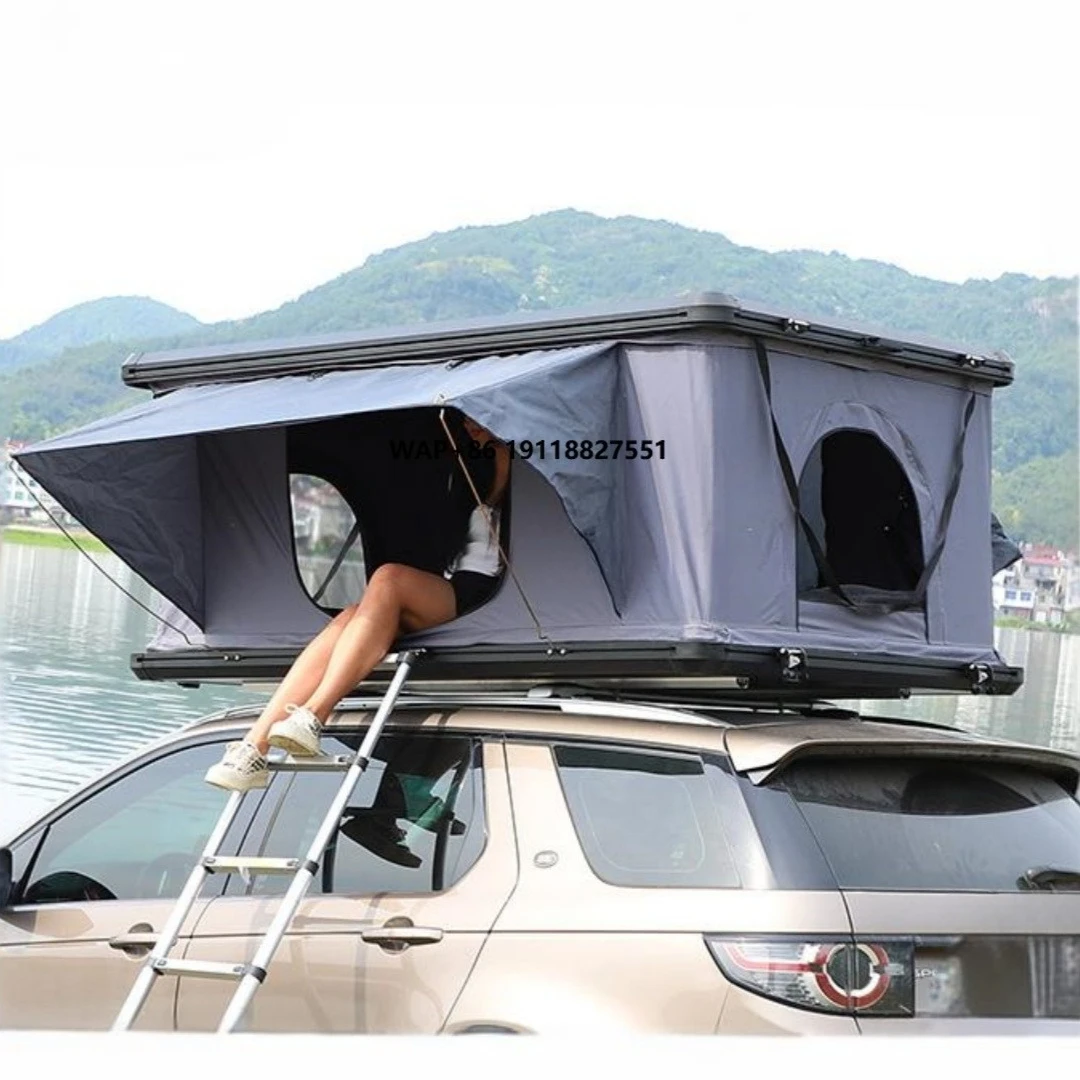 

Палатка на крышу автомобиля для 3-4 человек, водонепроницаемая, из алюминия, жесткий корпус, для кемпинга, 4x4