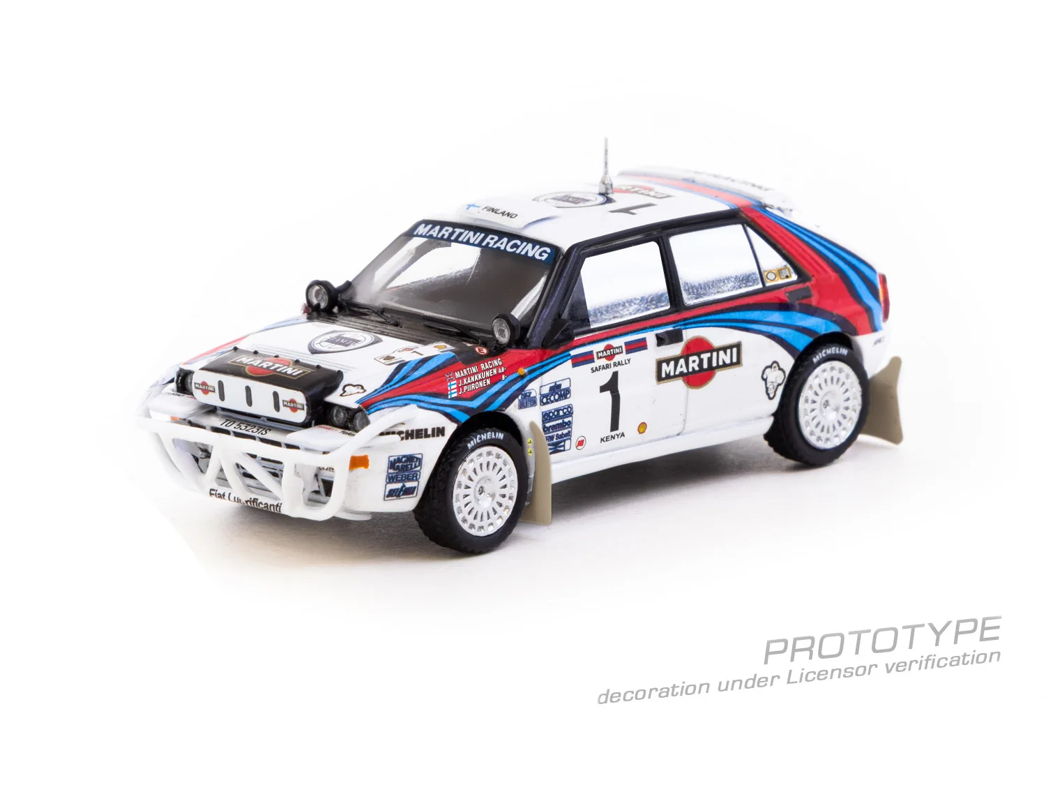 Tarmac Works TW 1:64 Lancia Delta HF Integrale Safari Rally 1992, Modelo de Auto Fundido a Presión