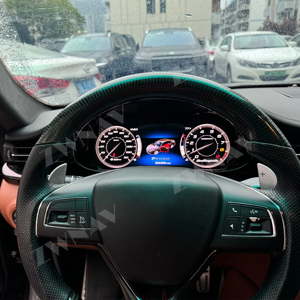 

ZWNAV For Maserati Quattroporte 2014-2022 Speedometer Car LCD Digital Cluster Virtual Cockpit Dashboard Instrument Panel