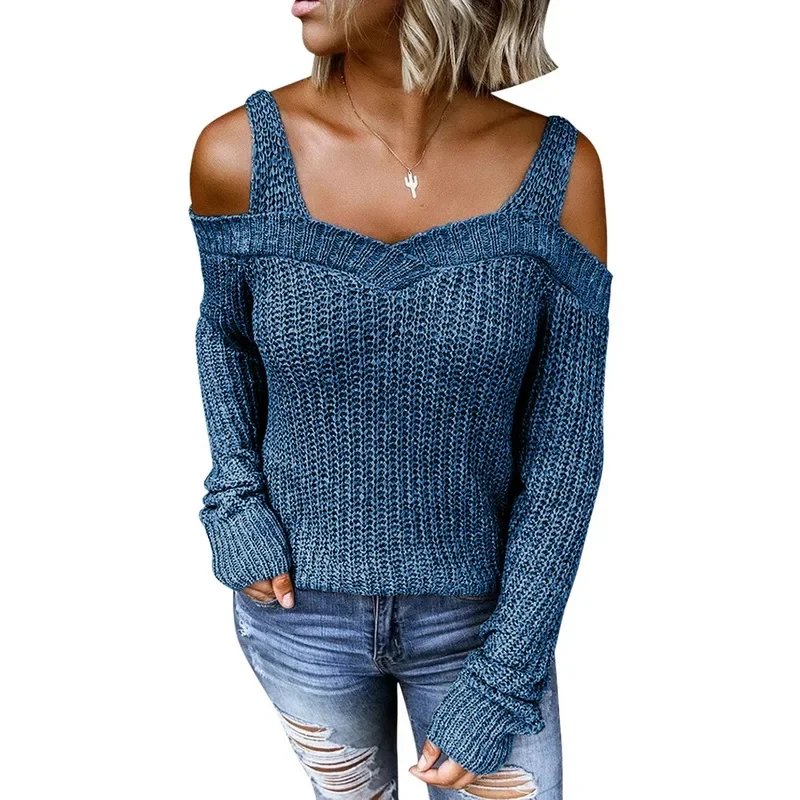 เสื้อสเวตเตอร์ถักปิดไหล่