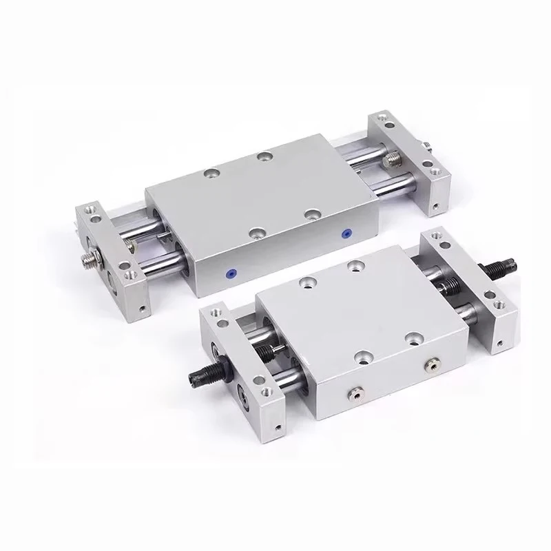 Sliding Table Cylinder Shaft Double Rod STWB 10/16/20/25/32mm Bore Pneumatic Cylinders 20-200mm Stroke Double
