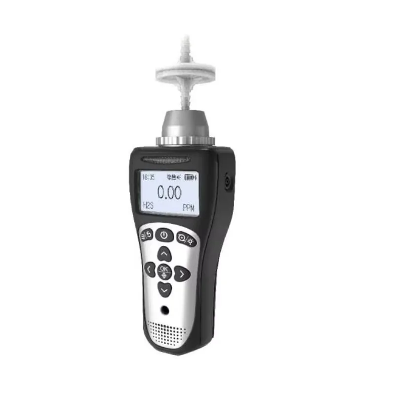 كاشف الغاز المحمول عالي الحساسية قابل للتخصيص EX CH4 C2H4 VOCS كاشف تسرب الغاز كشف التركيز مع شاشة LCD