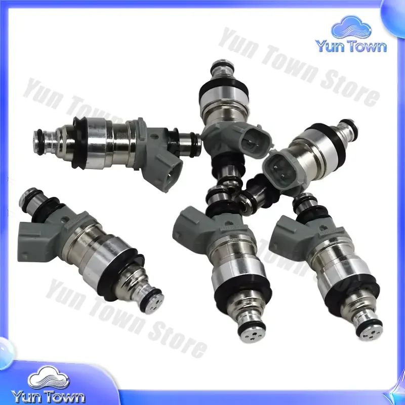 6Pcs Fuel Injectors for Toyota 4Runner T100 Tacoma Lexus 23250-62030 2320962030 Automotive Engine Parts Fuel System