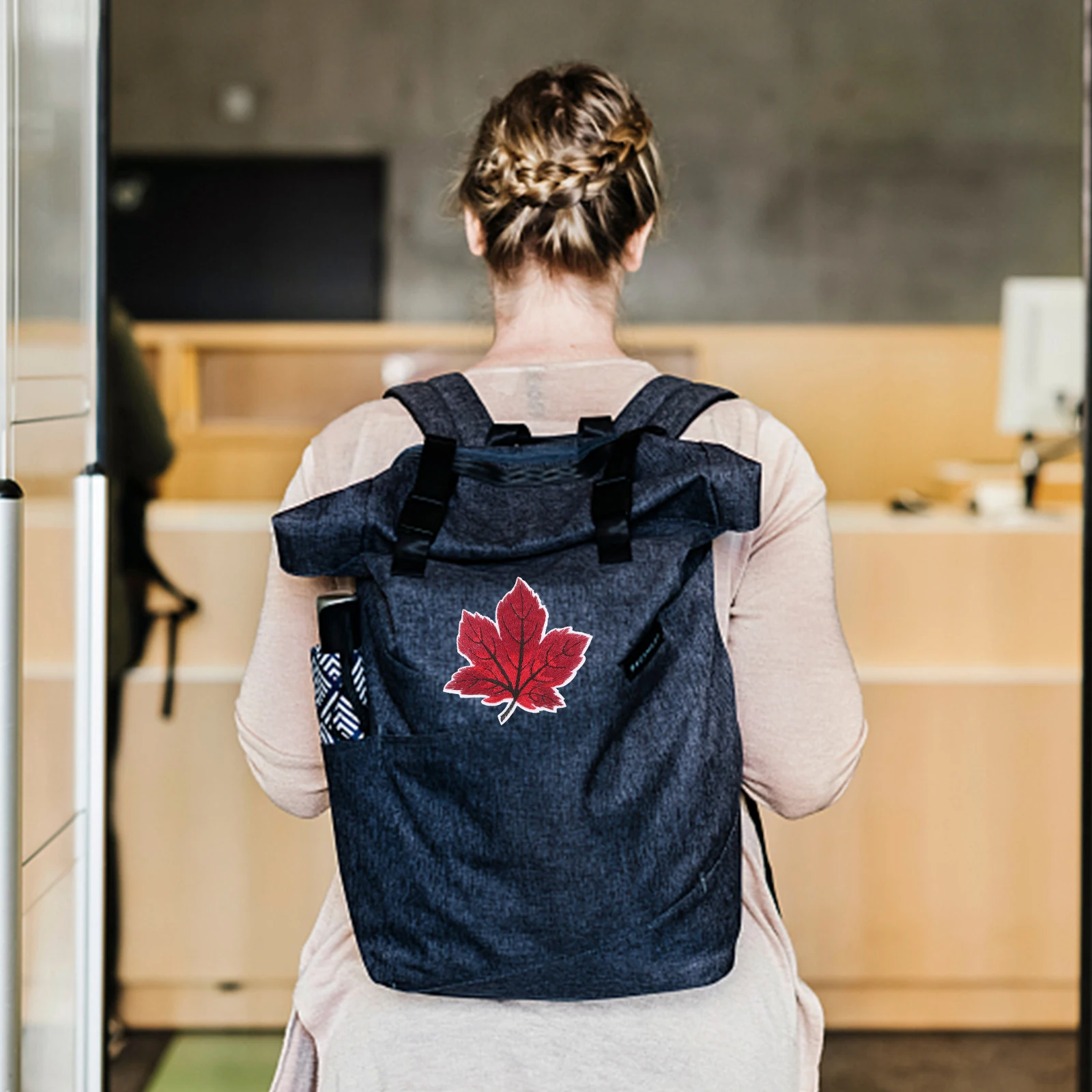 

10pcs Maple Leaf Embroidered Iron On Patches For Clothing Backpacks Pants Leaf Appliques Decorative Fabric Sewing Accessories