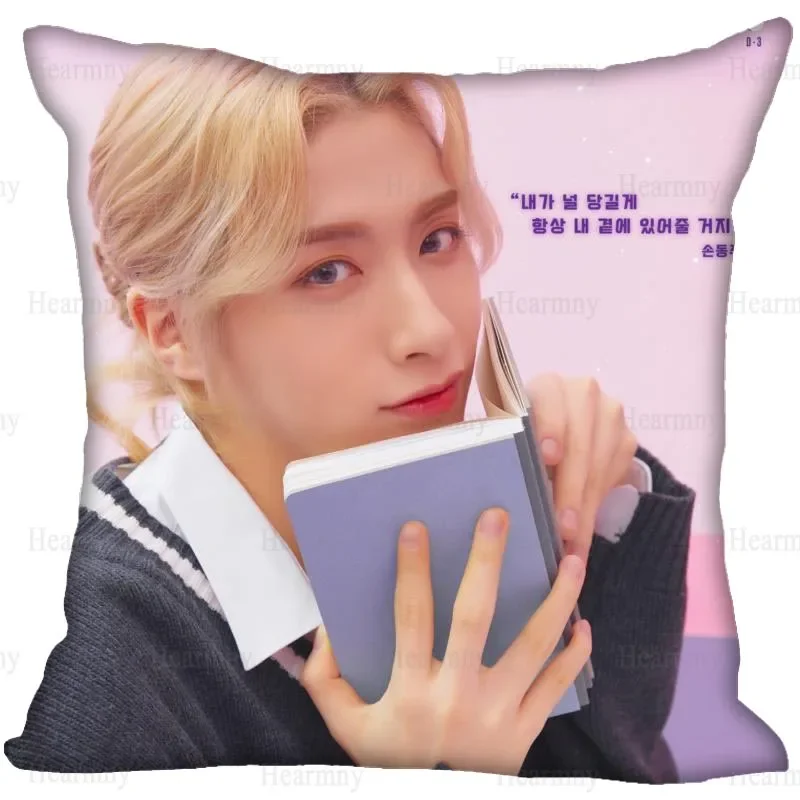 KPOP ONEUS Pillow Case For Home Decorative Pillows Cover Invisible Zippered Throw PillowCases 45X45cm 0512