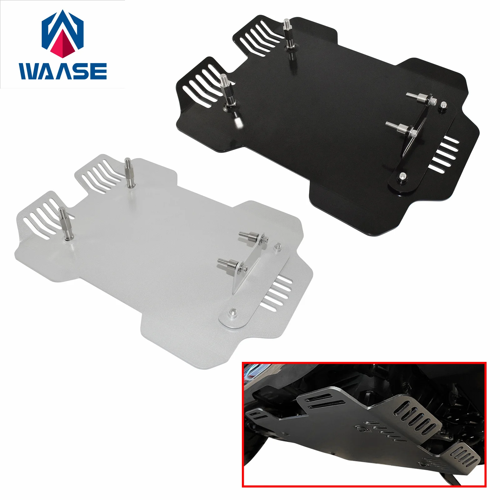 

waase For BMW R18 R-18 2020 2021 2022 2023 Belly Pan Engine Lower Base Chassis Guard Skid Plate Protector